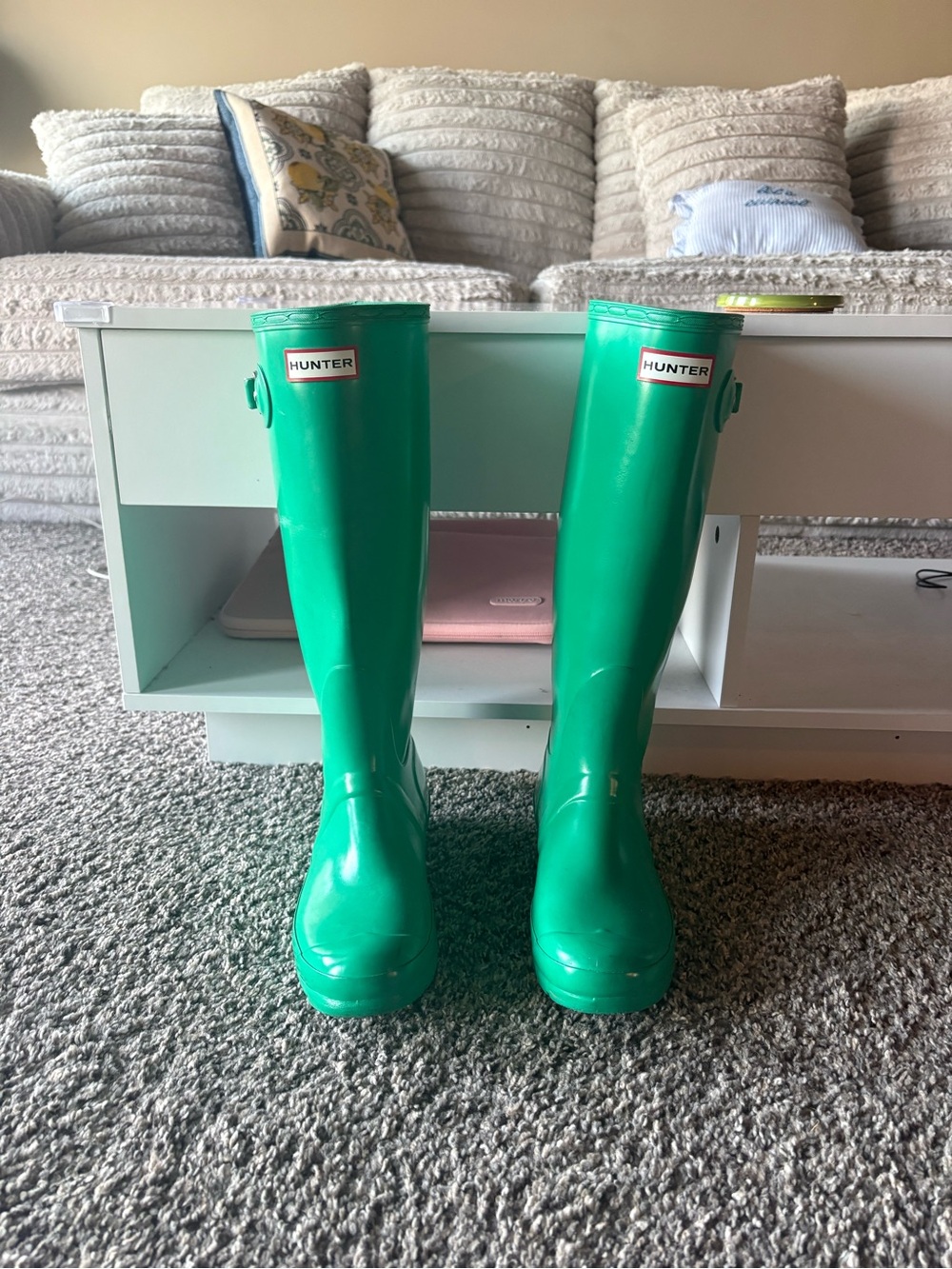 Green Hunter Boots